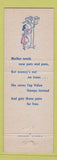 Matchbook Cover - Kroger Grocery Store Pink Elephant