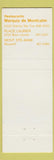 Matchbook Cover - Marquis De Montcalm Monte Ste Anne QC