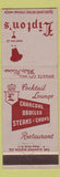 Matchbook Cover - Lipton's Restaurant White Plains NY
