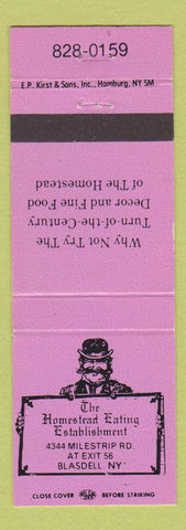 Matchbook Cover - Homestead Restaurant Blasdell NY