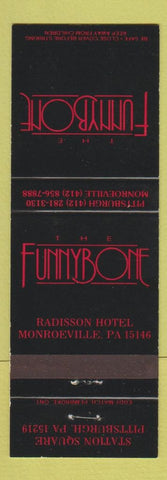 Matchbook Cover - Funnybone Radisson Hotel Monroeville PA