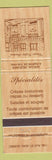 Matchbook Cover - Casse Crepe Breton Quebec QC WEAR