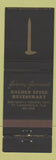 Matchbook Cover - Johnny Garneau's Golden Spike Fort Lauderdale FL