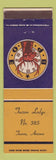 Matchbook Cover - Elks Lodge Tuscon AZ