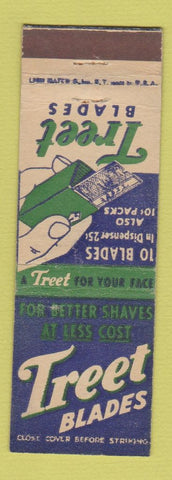 Matchbook Cover - Treet Razor Blades
