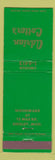 Matchbook Cover - Adrian Cotter's Berkeley MI