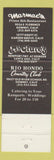 Matchbook Cover - McClure's Santa Ana CA
