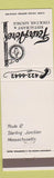 Matchbook Cover - Four Acres Rstaurant Sterling Junction MA