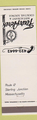 Matchbook Cover - Four Acres Rstaurant Sterling Junction MA