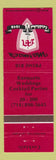 Matchbook Cover - Mamac's Garden Grove CA