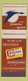 Matchbook Cover - North Central Airlines Chiclets Gum