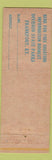 Matchbook Cover - Cumberland Falls State Park Corbin KY