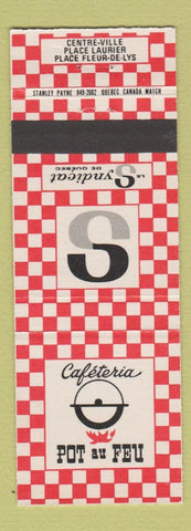 Matchbook Cover - Cafeteria Pot au Feu