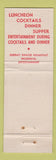 Matchbook Cover - Cafe Madison New York City WEAR