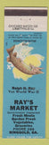 Matchbook Cover - Ray's Market Ringgold GA low phone WWII Vet
