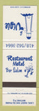 Matchbook Cover - La Vigie Restaurant Motel Matane QC