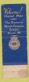 Matchbook Cover - Silver Jubilee Hotel Exposition 1940 Diamond Match WEAR