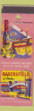 Matchbook Cover - Bakersfield Inn CA