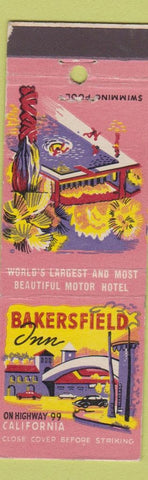 Matchbook Cover - Bakersfield Inn CA