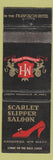 Matchbook Cover - Scarlet Slipper Saloon Albuquerque NM WEAR
