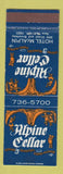 Matchbook Cover - Alpine Cellar New York City Hotel McAlpin