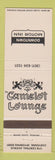 Matchbook Cover - Camelot Lounge Downtown Motor Inn Cheyenne WY