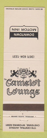 Matchbook Cover - Camelot Lounge Downtown Motor Inn Cheyenne WY