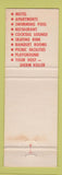 Matchbook Cover - Congress Olayland Motel York PA Dutch Restaurant
