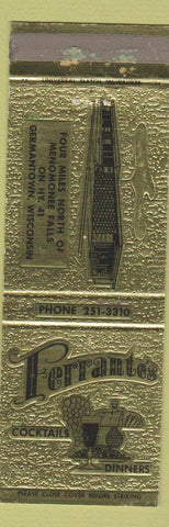 Matchbook Cover - Ferrantes Restaurant Germantown WI WEAR