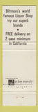 Matchbook Cover - Biltmore Hotel Los Angeles CA WEAR