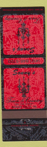 Matchbook Cover - Sonny's Town and Country Beaver Falls PA