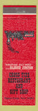 Matchbook Cover - Cross Ties Restaurant Pigeon Forge TN