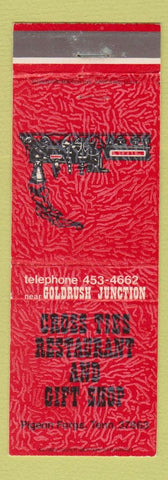 Matchbook Cover - Cross Ties Restaurant Pigeon Forge TN