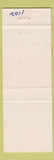 Matchbook Cover - Cross Ties Restaurant Pigeon Forge TN