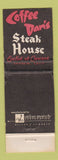 Matchbook Cover - Coffee Dan's Steak House Anaheim CA WORN