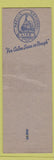 Matchbook Cover - Pacific National Insurance J Roehl Wright Cheyenne WY