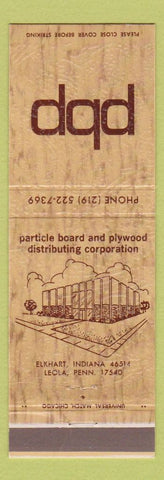Matchbook Cover - Particle Board and Plywood Leola PA