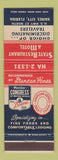 Matchbook Cover - State Restauratn Motel Haines City FL