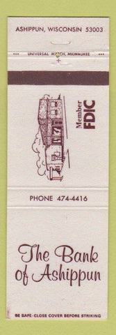 Matchbook Cover - Bank of Ashippun WI