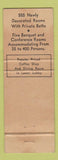 Matchbook Cover - New Hotel Clark Los Angeles CA