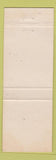 Matchbook Cover - NCO Mess OAB Oakland CA light orange