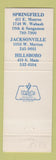 Matchbook Cover - American Savings Jacksonville Springfield Hillsboro IL