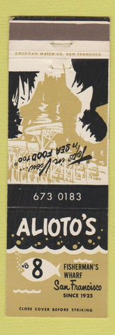 Matchbook Cover - Alioto's San Francisco CA