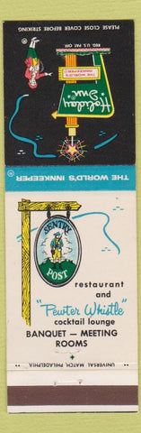 Matchbook Cover - Holiday Inn Sentry Post Philadelphia PA