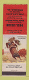 Matchbook Cover - Paul Sisson State Farm Insurance Ringgold GA low phone