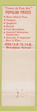 Matchbook Cover - Villa Capri Restaurant Daytona Beach FL