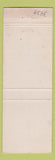 Matchbook Cover - Runway View Restaurant Williamsport Lycoming PA