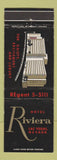 Matchbook Cover - Hotel Riviera Las Vegas NV Casino