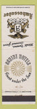 Matchbook Cover - Ambassador Hotel Los Angeles CA Cocoanut Grove WEAR