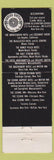 Matchbook Cover - Ambassador Hotel Los Angeles CA Cocoanut Grove WEAR